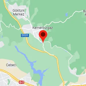 Kemerburgaz Ortaokulu Harita