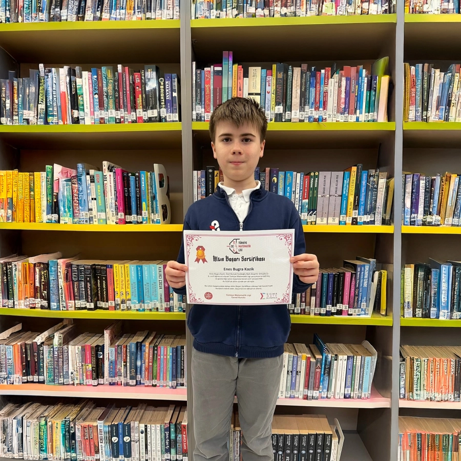 Matematikte Altın Başarı Sertifikası!